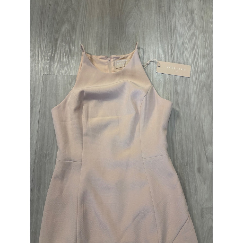 Keepsake The Label Maxi Dress Women Pink Halter Neck Tulip Wrap Size 6 NWT - Picture 15 of 16